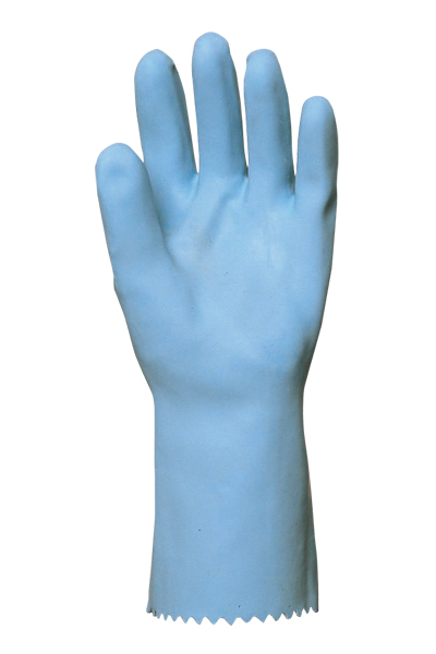 Latex rukavica 30 cm, plava vel 8