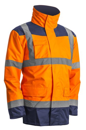 4u1 signalizirajuća zaštitna Hi-viz parka KANATA narančasto-plava