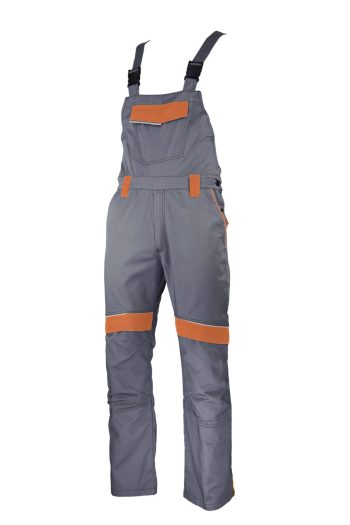 Radne farmer hlače GREENLAND sivo-narančaste