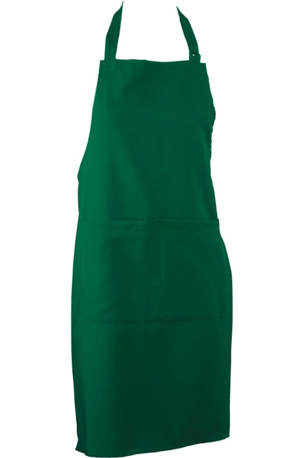 Pregača za konobare preko vrata zelena