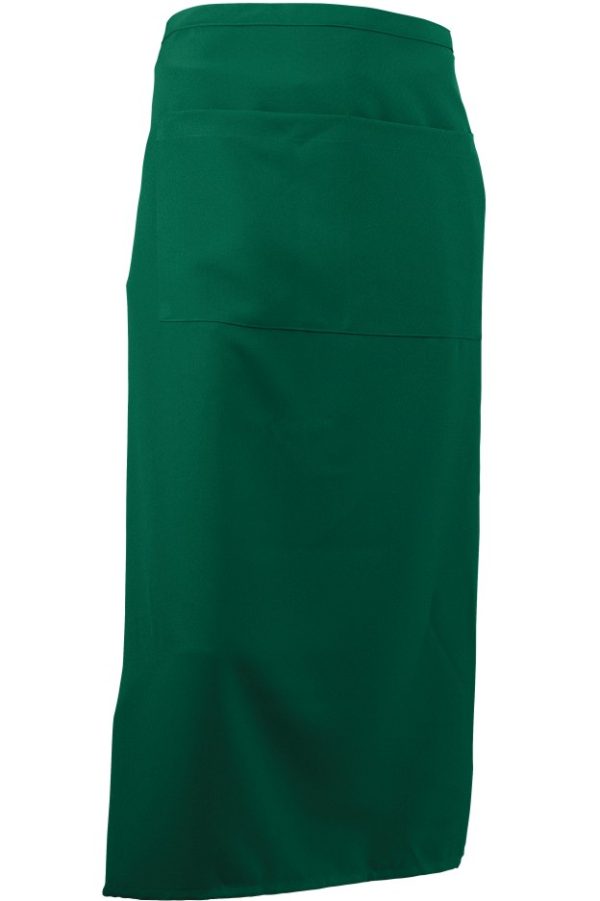 Pregača za konobare dugačka zelena