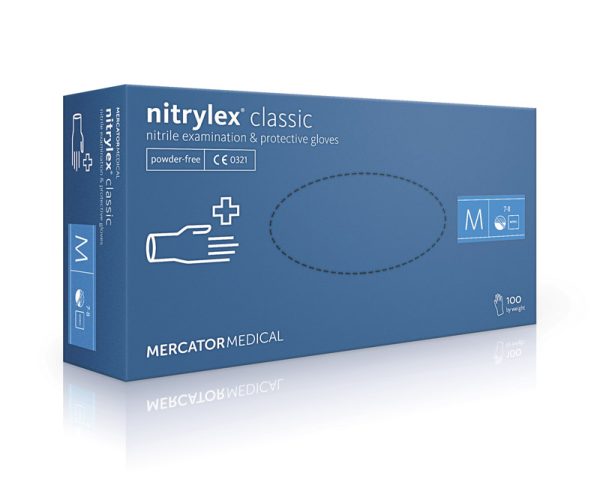 Jednokratne rukavice od nitrila NITRYLEX CLASSIC plave