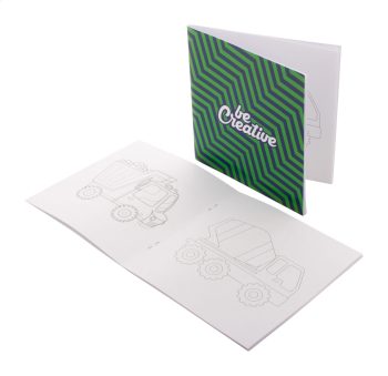 ColoBook - custom colouring booklet, vehicles