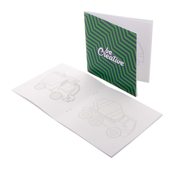 ColoBook - custom colouring booklet, vehicles
