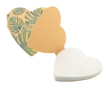 CreaStick Heart Eco - custom sticky notepad