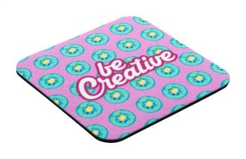CreaFelt Drink Plus - RPET felt coaster, square