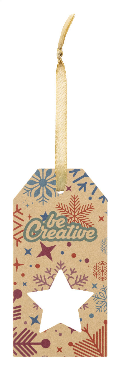 PrinTag Plus Eco - custom gift tag, star