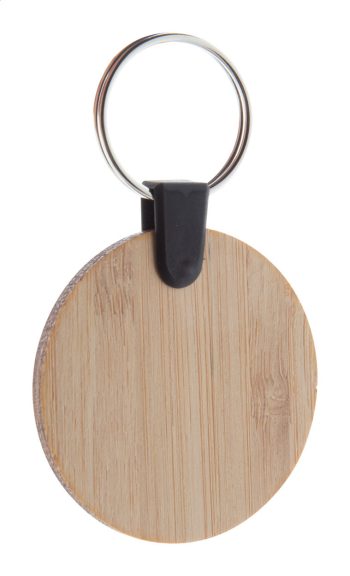 Bambry - bamboo keyring, round