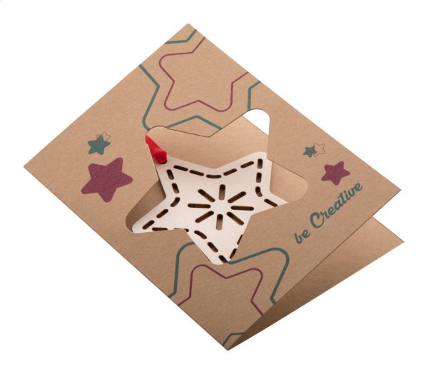 TreeCard Eco - Christmas card, star