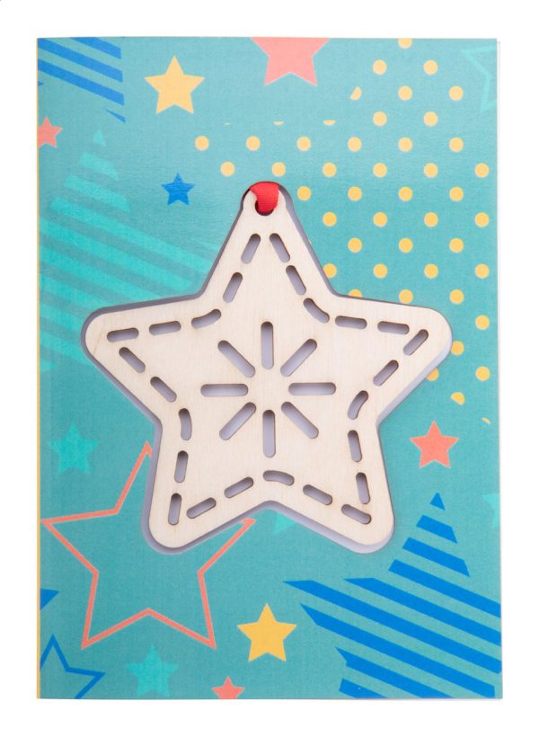 TreeCard - Christmas card, star