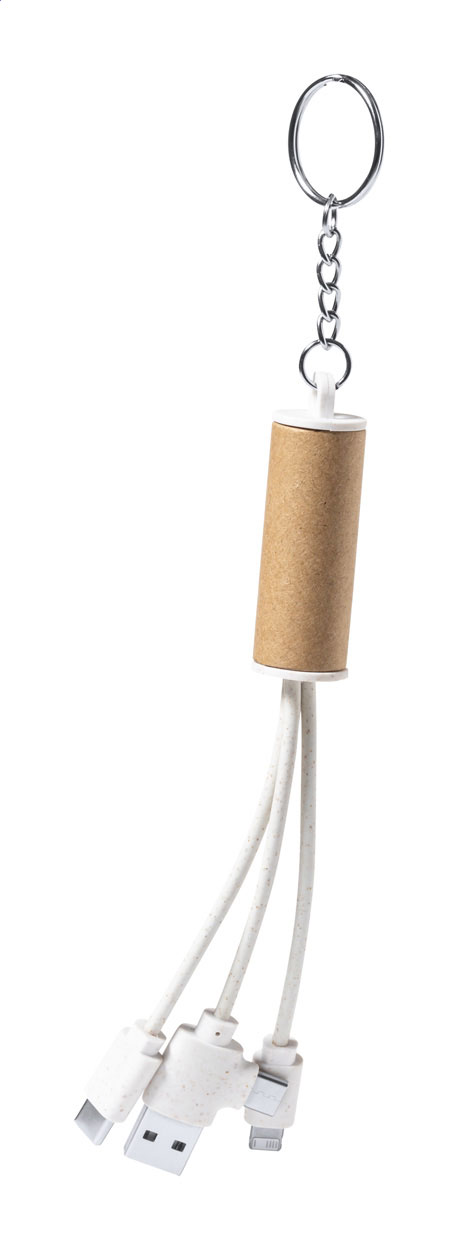 Paplen - keyring USB charger cable