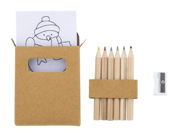 Jolably - Christmas colouring set