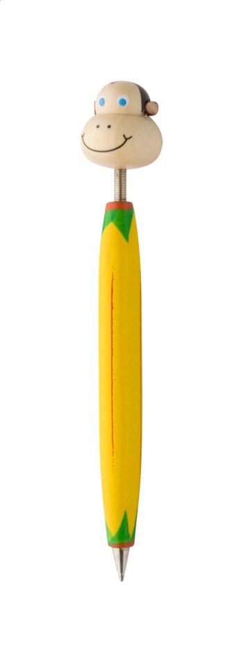 Zoom - wooden ballpoint pen, monkey