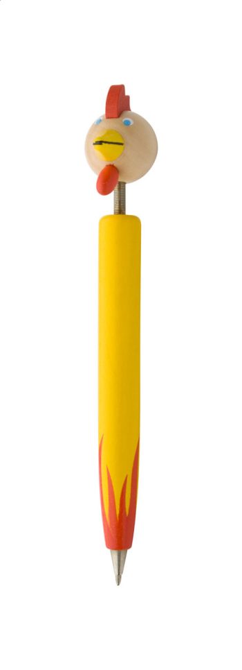 Zoom - wooden ballpoint pen, rooster