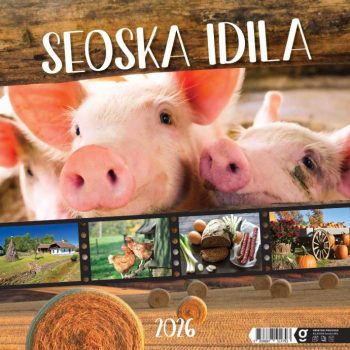 "SEOSKA IDILA" 13 list., dim: 33x40cm, PVC vrećica, P/50, color kalendar