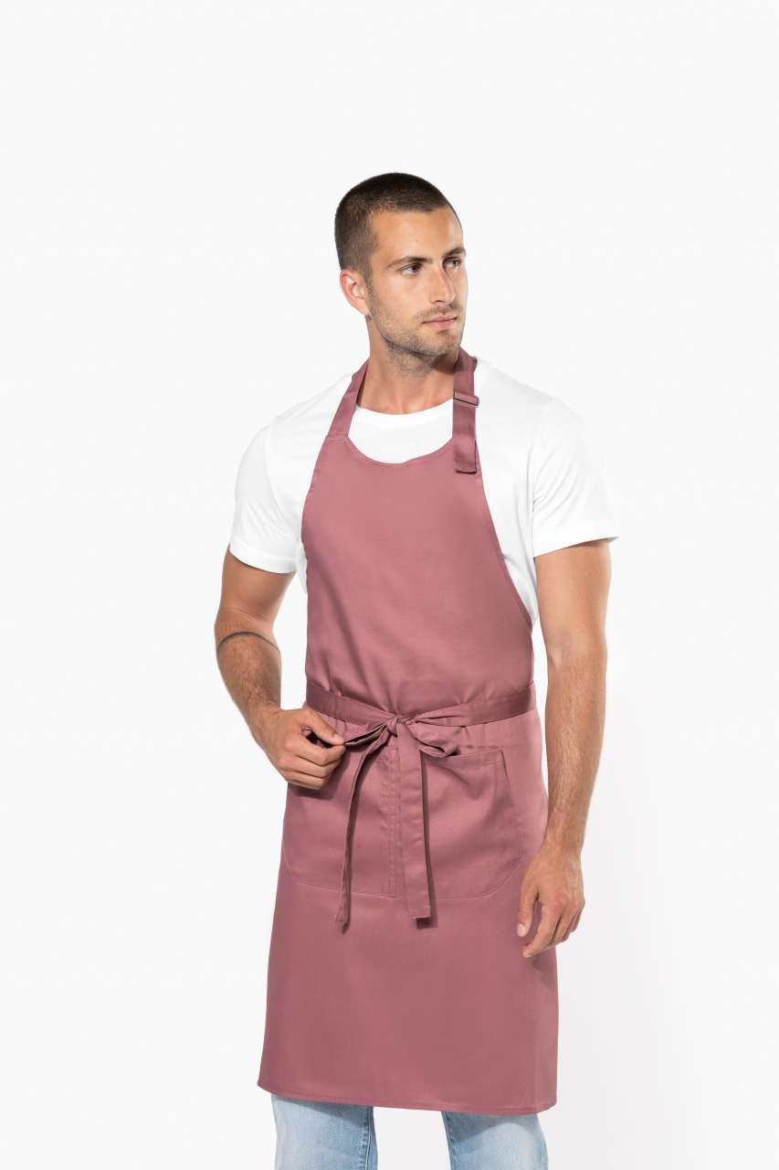 POLYESTER COTTON APRON WITH POCKET